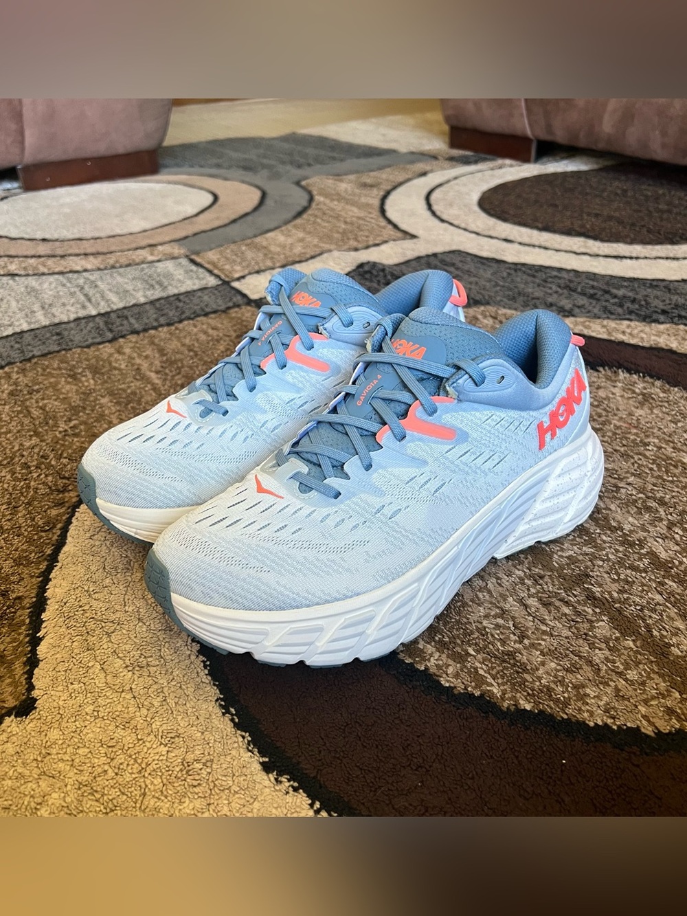 Women’s HOKA Women's Gaviota 4 Road-Running Shoes Size 10.5D